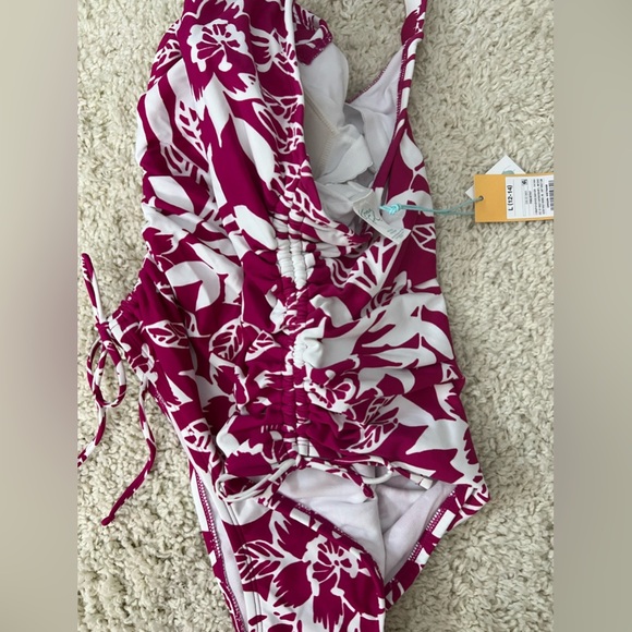 Women’s Large Kona Sol One Piece Floral Swimsuit NWT - Picture 6 of 10